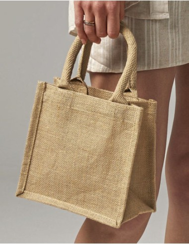 WES-W411-Jute Petite Gift Bag